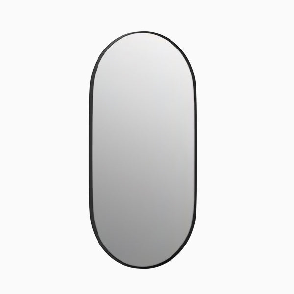 Essential Capsule Mirror In Matte Black Finish