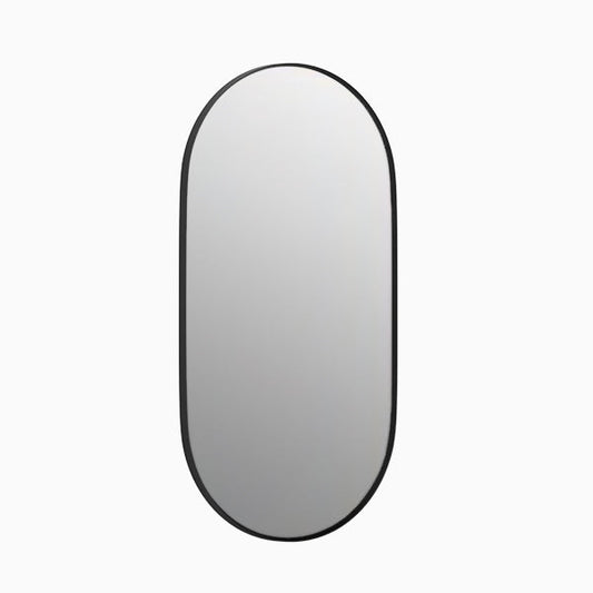 Essential Capsule Mirror In Matte Black Finish