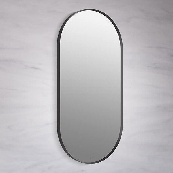 Essential Capsule Mirror In Matte Black Finish