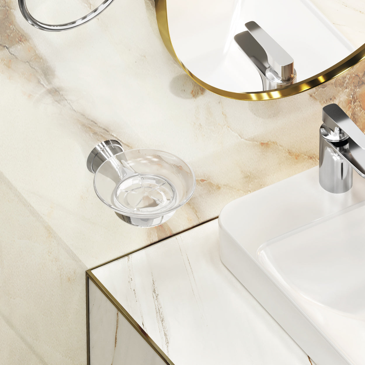 Complementary Soap Dish